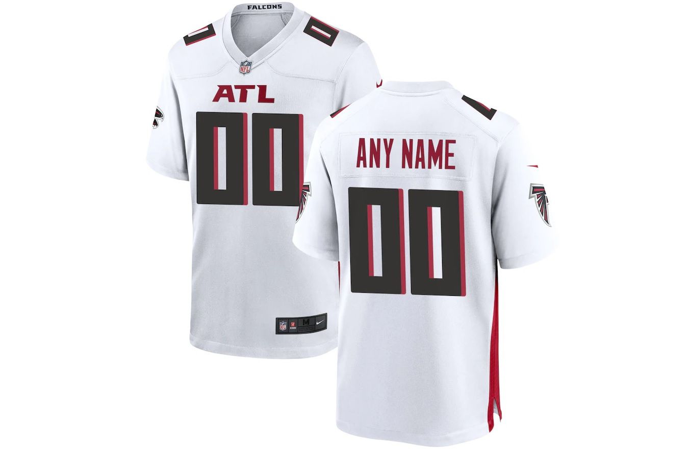 Men Atlanta Falcons Nike White Custom Game NFL Jersey